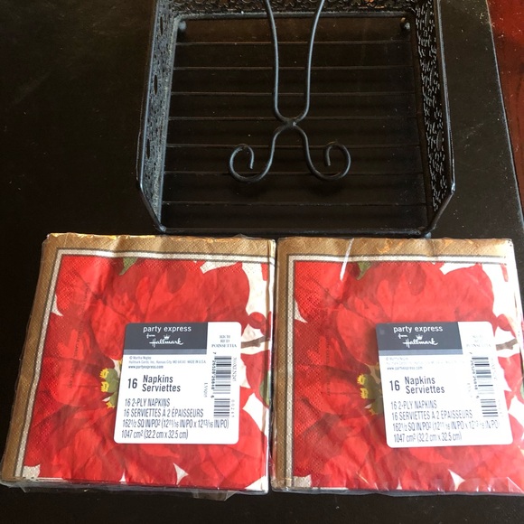 Napkin holder and napkins - Picture 3 of 5